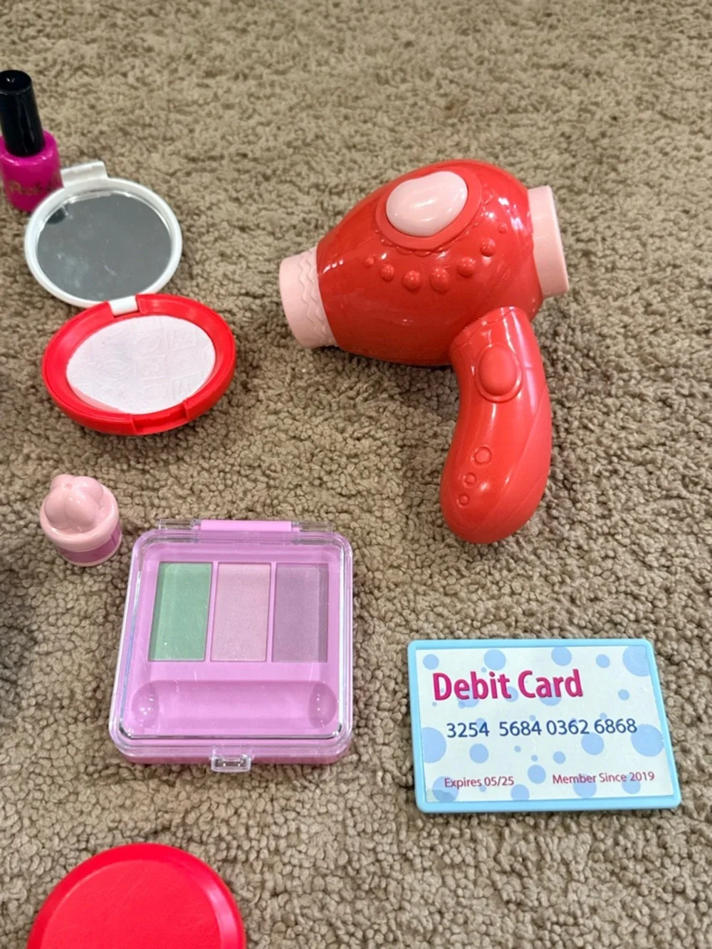 Kids Pretend Play Beauty & Shopping Accessory Set Toy Bundle Fun Lot